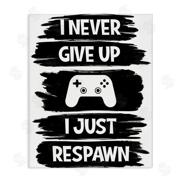 stupell industries Marcus Prime | Never Give Up Just Respawn Wall Art
