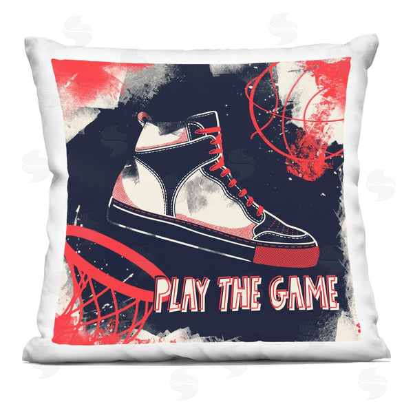 stupell industries Marcus Prime | Play The Game Urban Graffiti Printed Throw Pillow