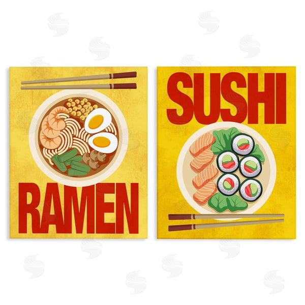 stupell industries Marcus Prime | Ramen & Sushi Japanese Cuisine Wall Art