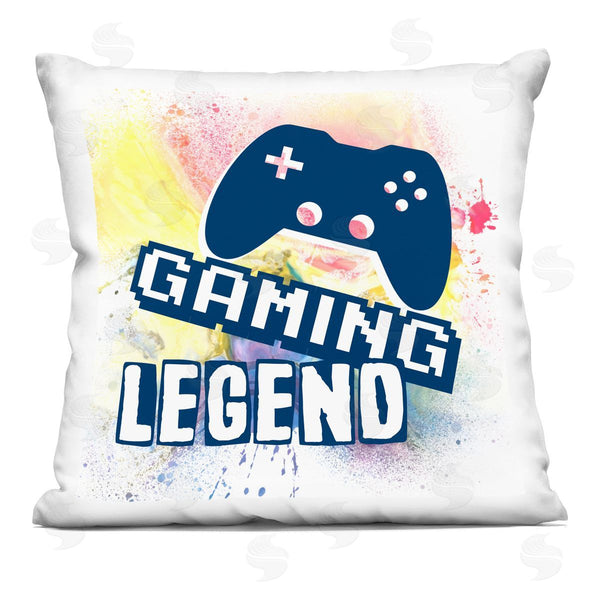 stupell industries Marcus Prime | Retro Gaming Legend Printed Throw Pillow