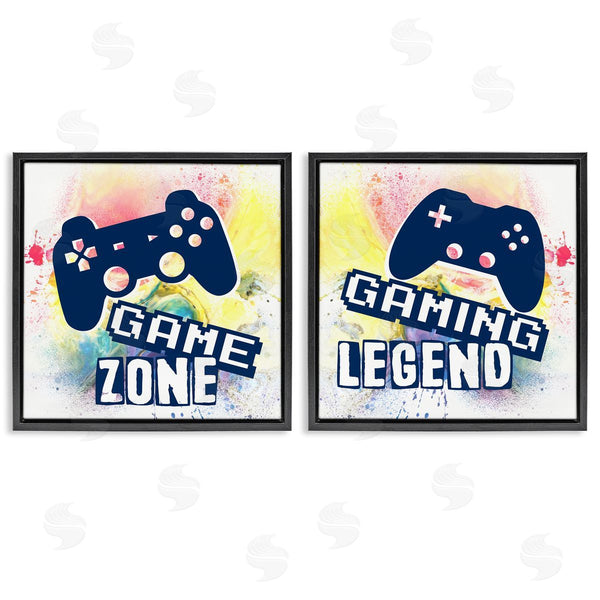 Stupell Industries Marcus Prime | Retro Splatter Game Phrases