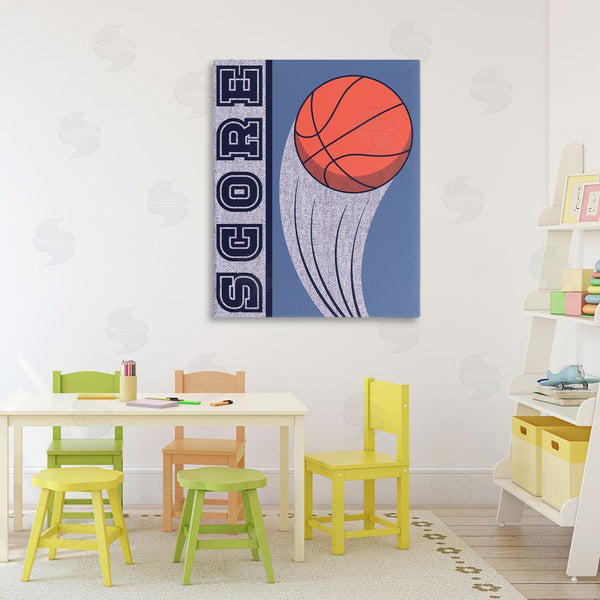 Stupell Industries Marcus Prime | Score Vintage Basketball