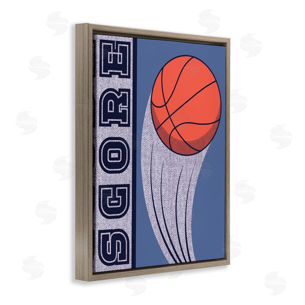 Stupell Industries Marcus Prime | Score Vintage Basketball