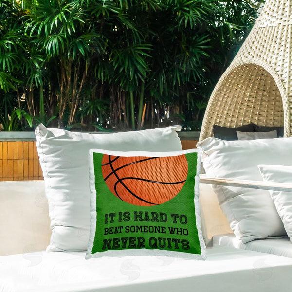 Stupell Industries Marcus Prime | Someone Who Never Quits Printed Throw Pillow