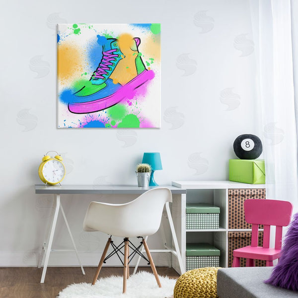Stupell Industries Marcus Prime | Splattered Cool Sneakers Wall Art