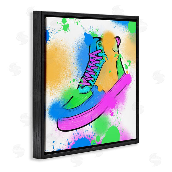 Stupell Industries Marcus Prime | Splattered Cool Sneakers Wall Art