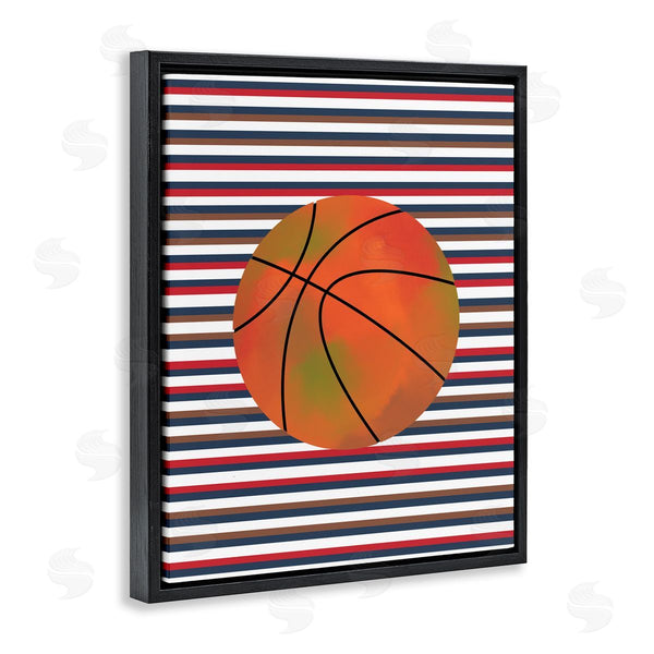 Stupell Industries Marcus Prime | Stripes And Sports Basketball