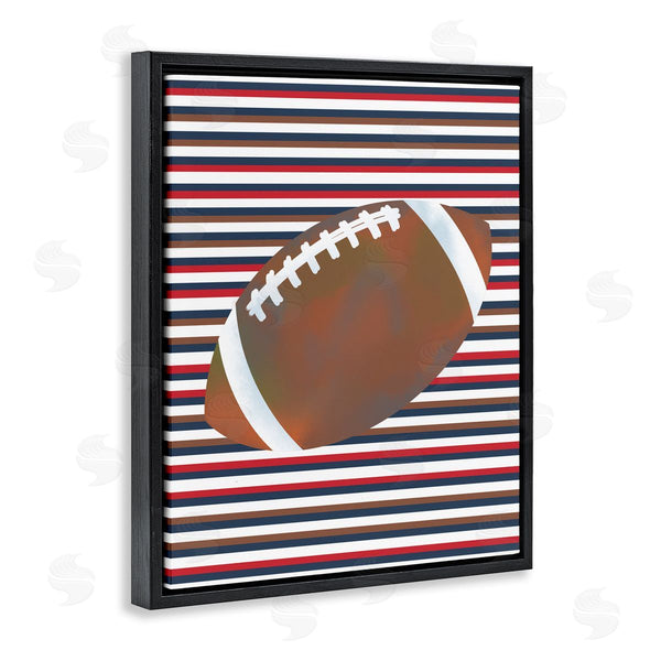 Stupell Industries Marcus Prime | Stripes And Sports Football