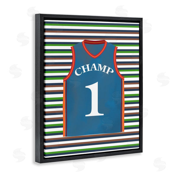 Stupell Industries Marcus Prime | Stripes And Sports Jersey