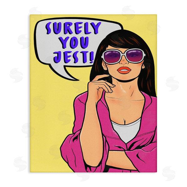 Stupell Industries Marcus Prime | Surely You Jest Female Pop Art