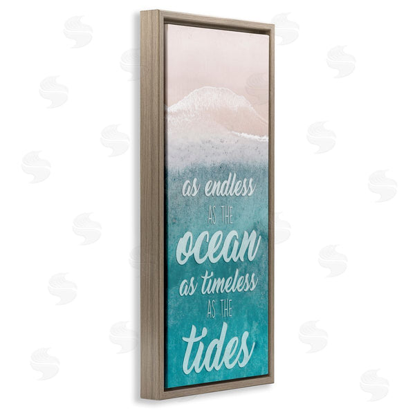 Stupell Industries Marcus Prime | Timeless As Tides Beach Phrase Wall Art