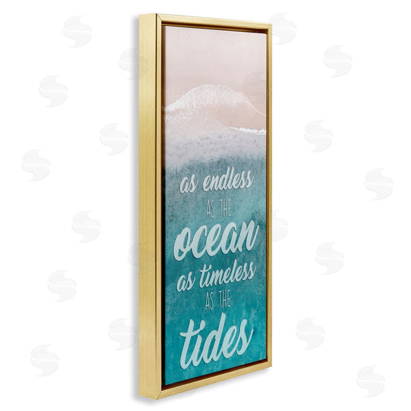 Stupell Industries Marcus Prime | Timeless As Tides Beach Phrase Wall Art