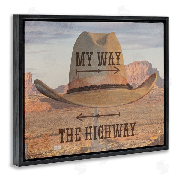 Stupell Industries Marcus Prime | Two Choices Funny Cowboy