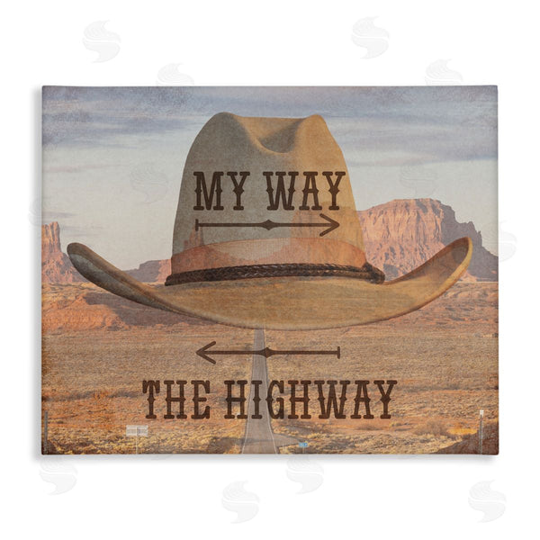 stupell industries Marcus Prime | Two Choices Funny Cowboy