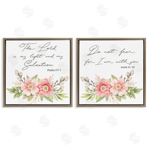 Stupell Industries Marcus Prime | Uplifting Faith Proverbs With Blooms