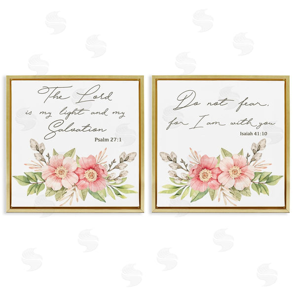 Stupell Industries Marcus Prime | Uplifting Faith Proverbs With Blooms