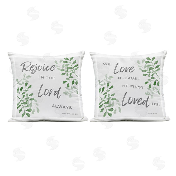 Stupell Industries Marcus Prime | Uplifting Prayers With Botanicals Printed Throw Pillow Set
