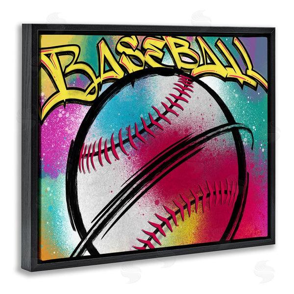 Stupell Industries Marcus Prime | Urban Sports Baseball Wall Art