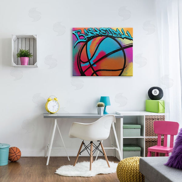 Stupell Industries Marcus Prime | Urban Sports Basketball Wall Art