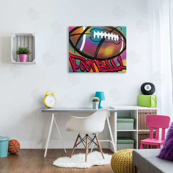 Stupell Industries Marcus Prime | Urban Sports Football Wall Art