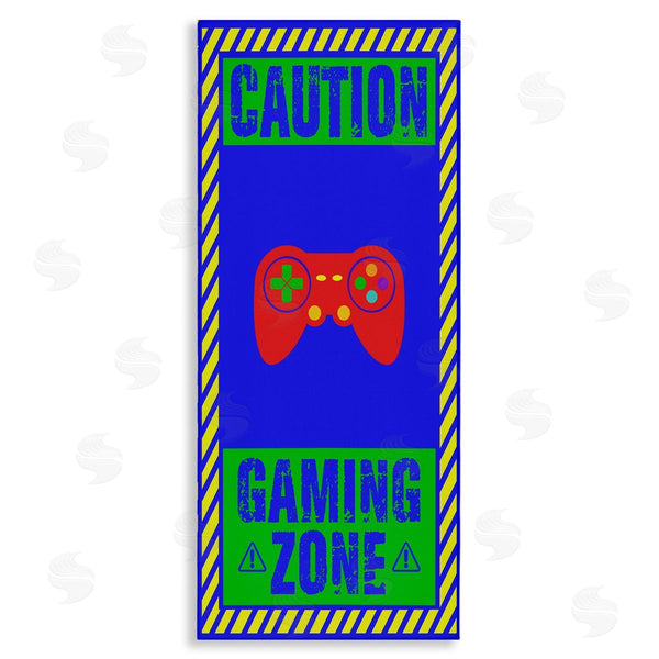 stupell industries Marcus Prime | Vibrant Caution Gaming Zone Wall Art