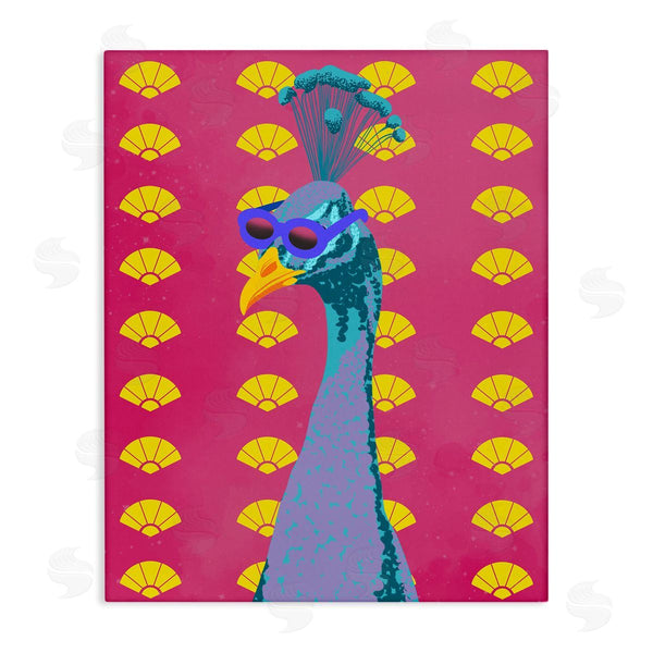 stupell industries Marcus Prime | Vibrant Mod Peacock