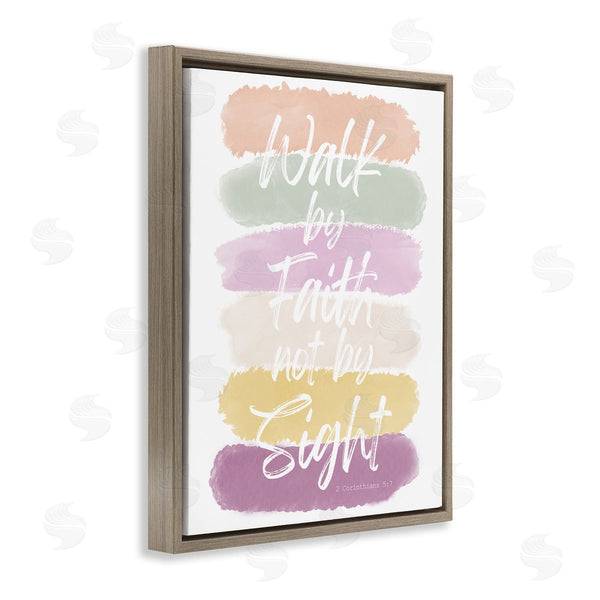 Stupell Industries Marcus Prime | Walk By Faith Pastels