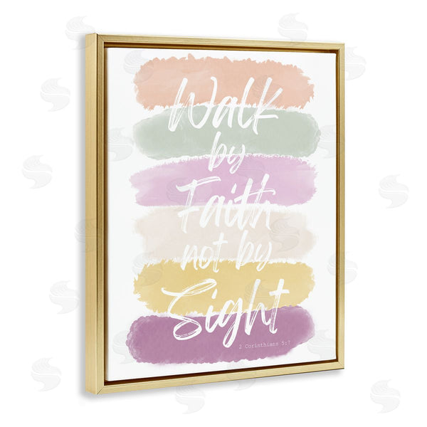 Stupell Industries Marcus Prime | Walk By Faith Pastels