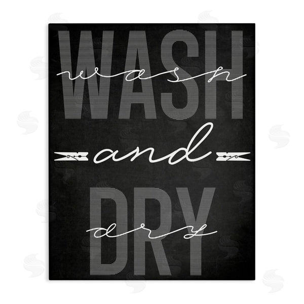 stupell industries Marcus Prime | Wash And Dry Black Minimal Wall Art