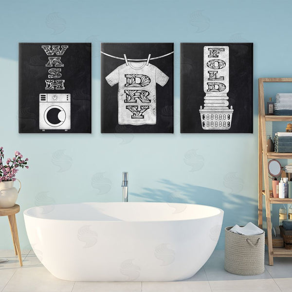 Stupell Industries Marcus Prime | Wash & Dry Ornate Letters Wall Art