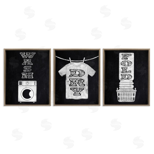 Stupell Industries Marcus Prime | Wash & Dry Ornate Letters Wall Art