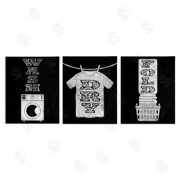 stupell industries Marcus Prime | Wash & Dry Ornate Letters Wall Art