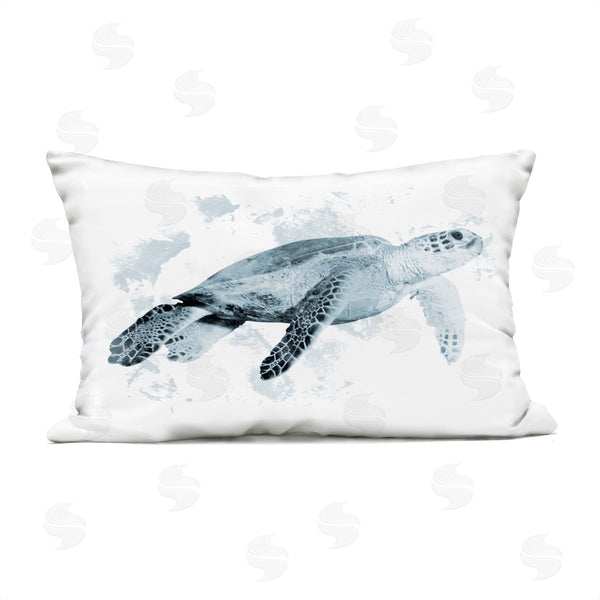 Stupell Industries Marcus Prime | Weathered Sea Turtle Printed Throw Pillow