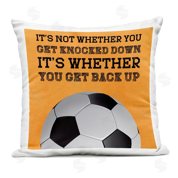 Stupell Industries Marcus Prime | Whether You Get Back Up Printed Throw Pillow