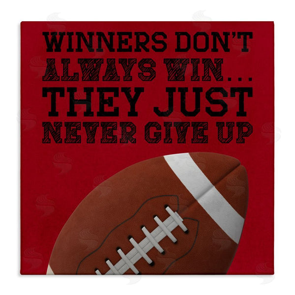 Stupell Industries Marcus Prime | Winners Never Give Up Wall Art