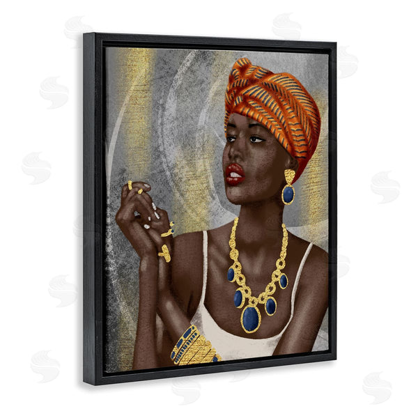 Stupell Industries Marcus Prime | Woman With Glimmering Jewelry