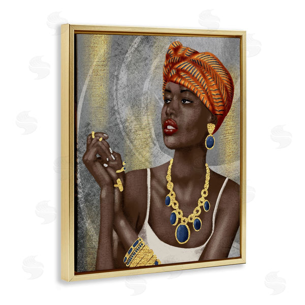Stupell Industries Marcus Prime | Woman With Glimmering Jewelry