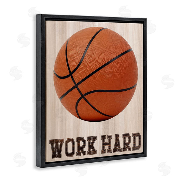 Stupell Industries Marcus Prime | Work Hard Basketball