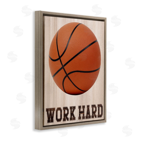 Stupell Industries Marcus Prime | Work Hard Basketball