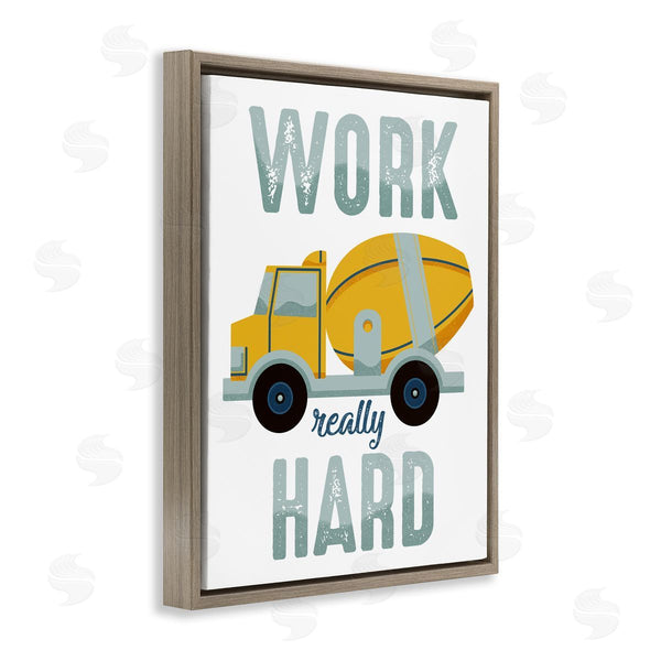Stupell Industries Marcus Prime | Work Really Hard Phrase
