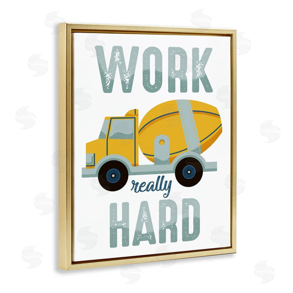Stupell Industries Marcus Prime | Work Really Hard Phrase