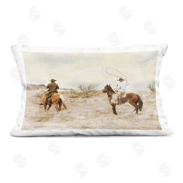 stupell industries Marcus Prime | Wrangling Cowboys Western Pair Printed Throw Pillow