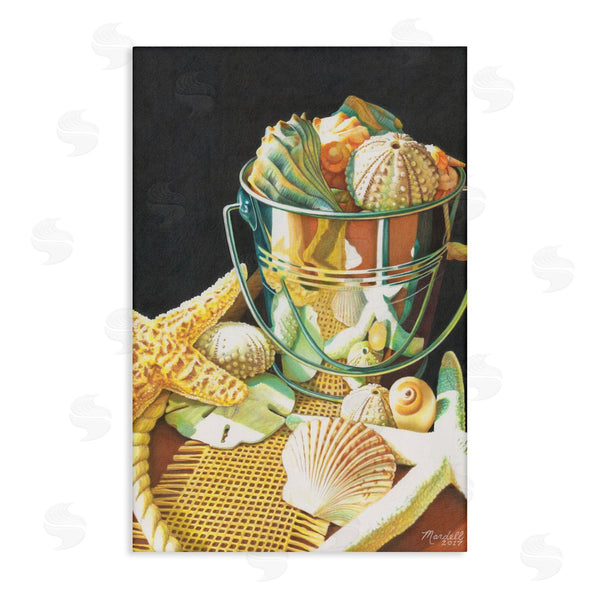 stupell industries Mardell Schuster | Bucket Of Seashells