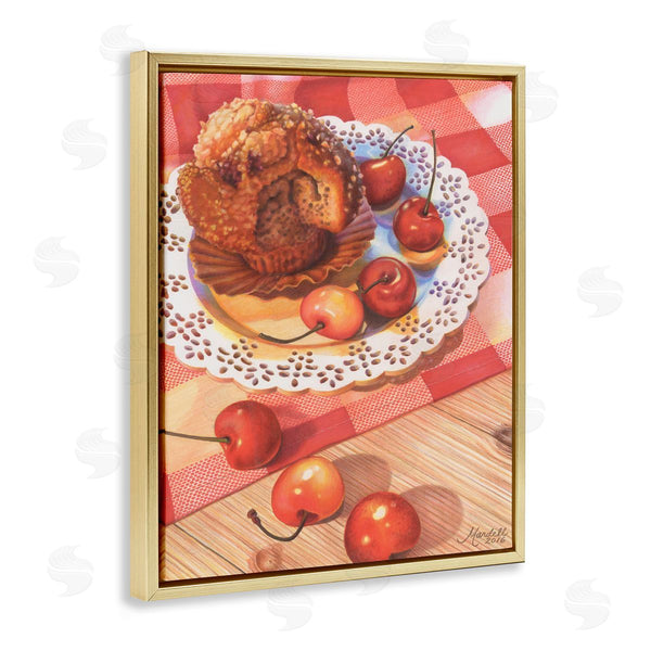 Stupell Industries Mardell Schuster | Country Cherries And Muffin