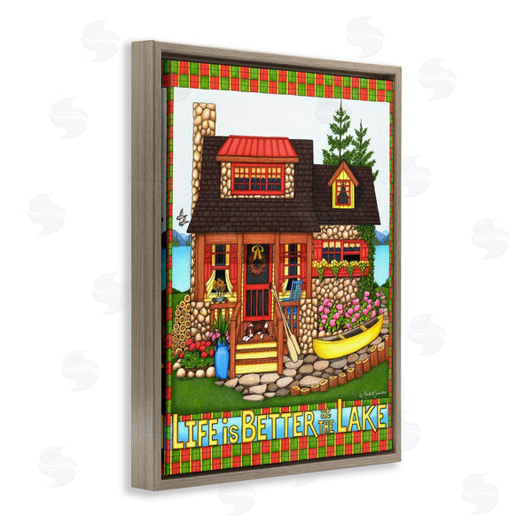 Stupell Industries Mardell Schuster | Patterned Better At Lake Wall Art