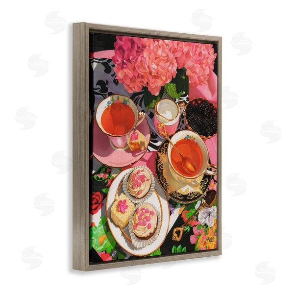 Stupell Industries Mardell Schuster | Pink Hydrangea Tea Party
