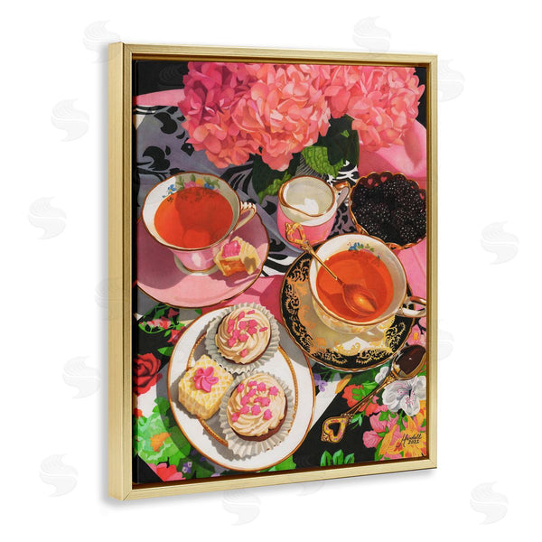 Stupell Industries Mardell Schuster | Pink Hydrangea Tea Party