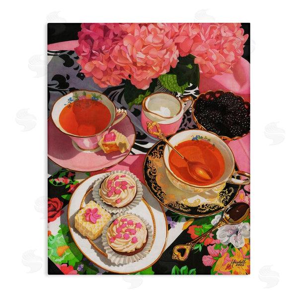 stupell industries Mardell Schuster | Pink Hydrangea Tea Party