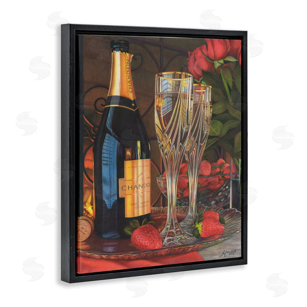Stupell Industries Mardell Schuster | Romantic Champagne Pair