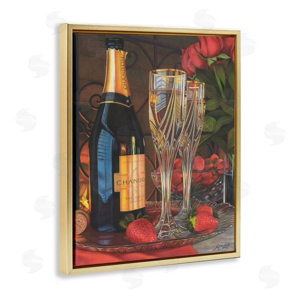 Stupell Industries Mardell Schuster | Romantic Champagne Pair